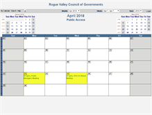 Tablet Screenshot of cal.rvcog.org